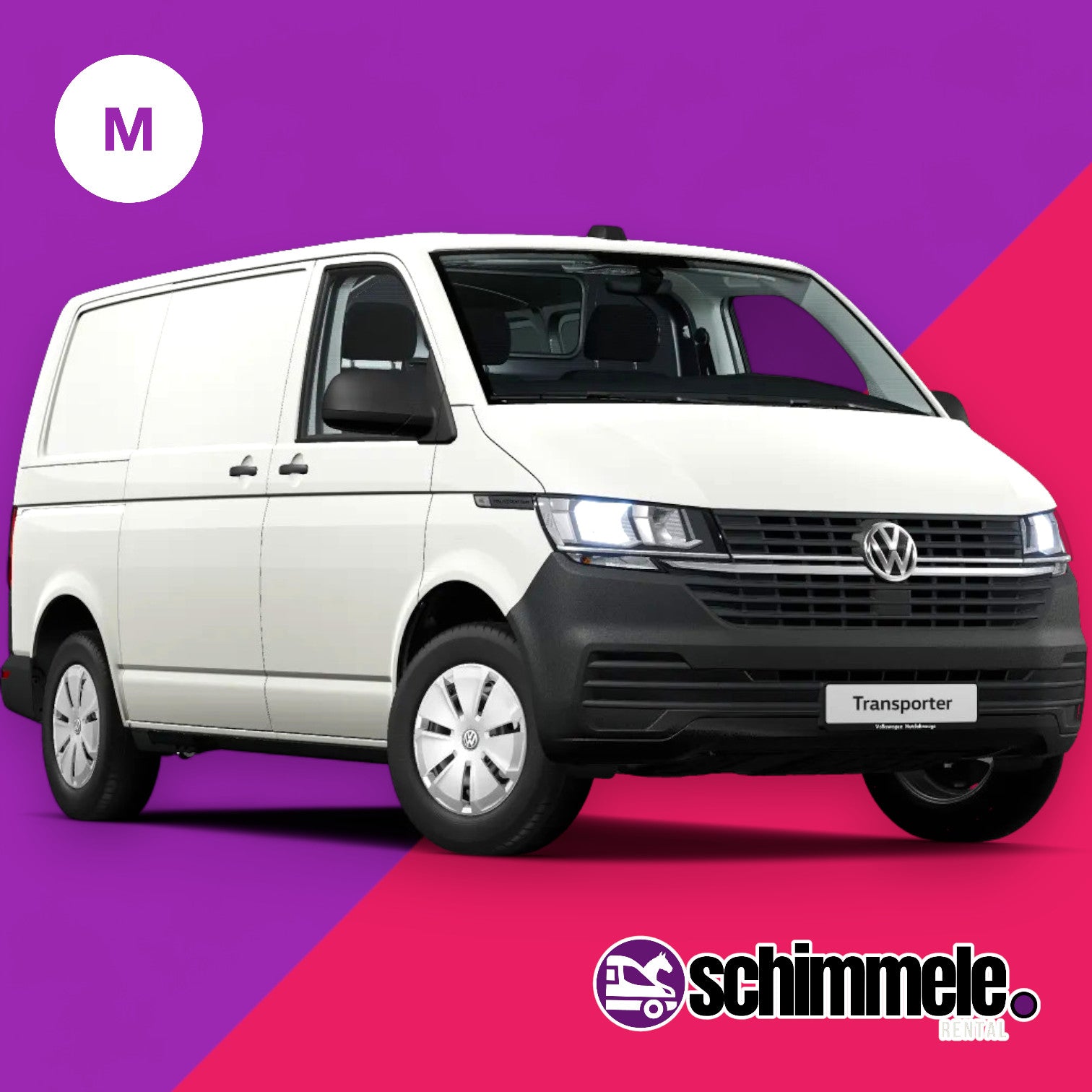 M-Transporter | Kastenwagen lang als VW Transporter T6.1 oder ähnlich